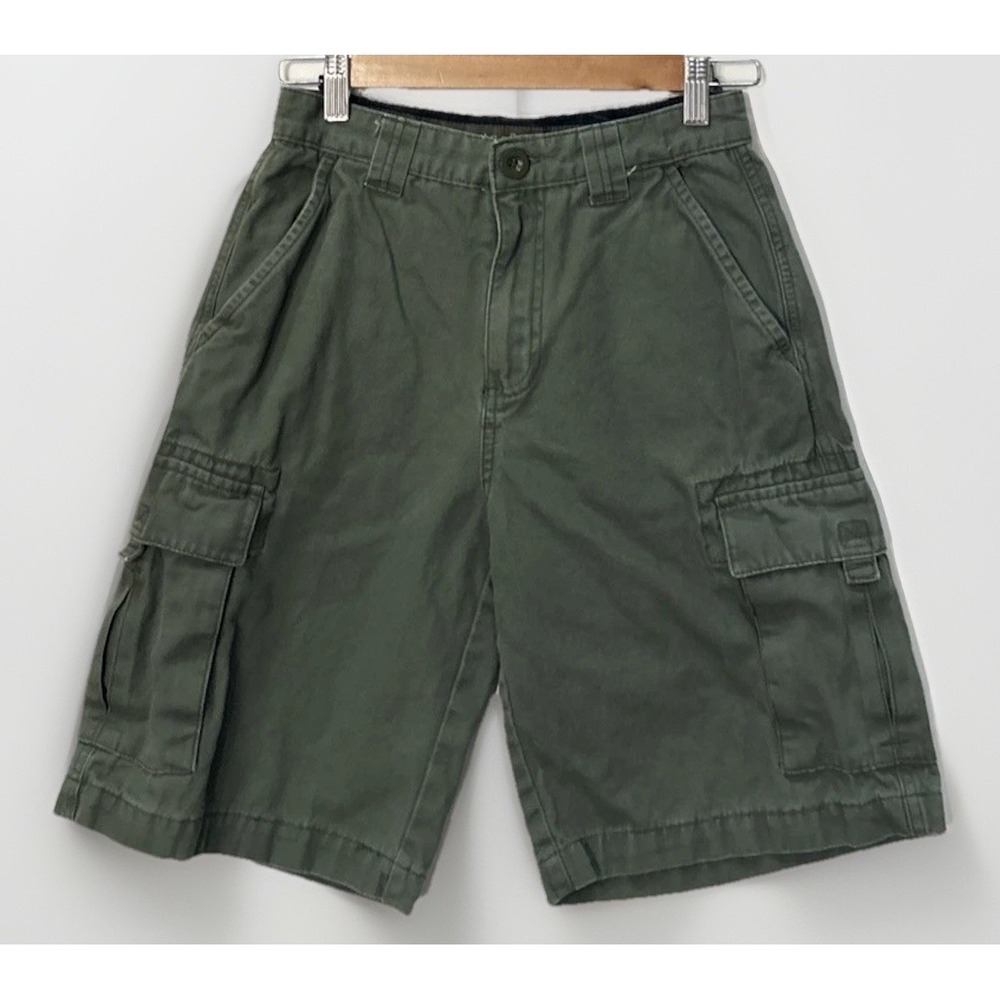 Boy Scouts of America Boys Cargo Shorts Sz 14 9" Ins 100% Cotton